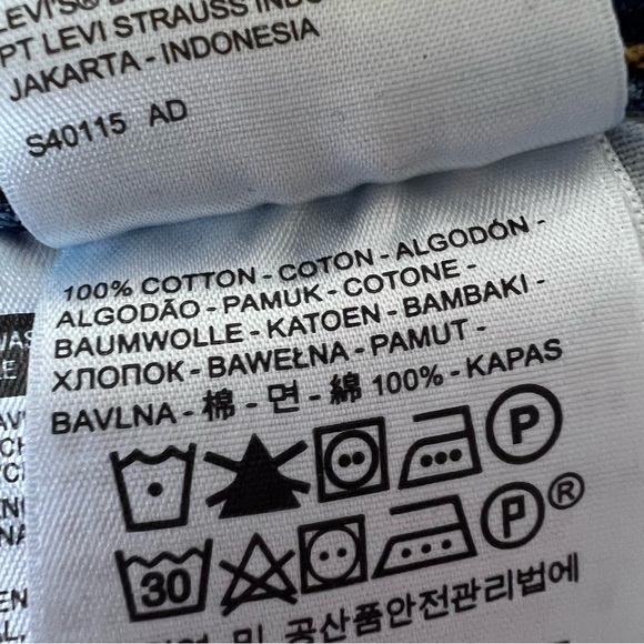 Levi’s 501 Original Fit High Rise Women’s Shorts Size 28 Medium Wash - Picture 10 of 12